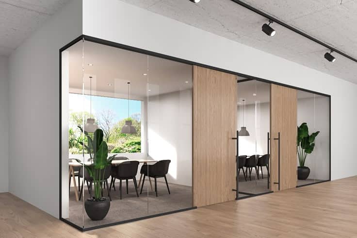 Glass partitions, Aluminium Partition, MDF partition, Office design 1