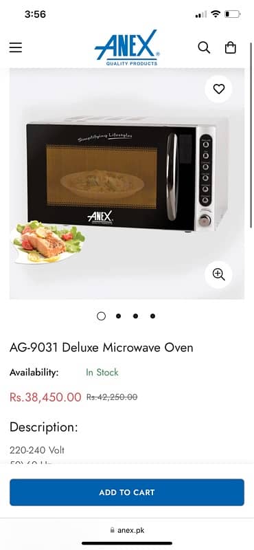 Anex Brand New Microwave Oven AG-9031 3