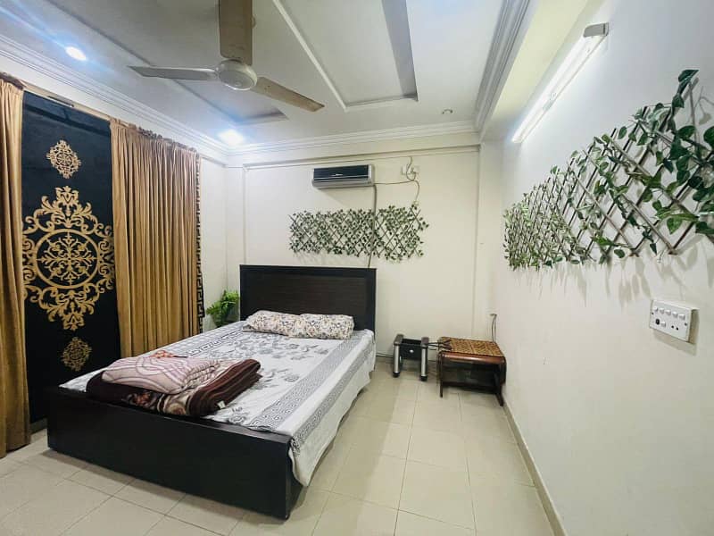 One bed furnished apartment available for rent bahria town civic center phase 4 2