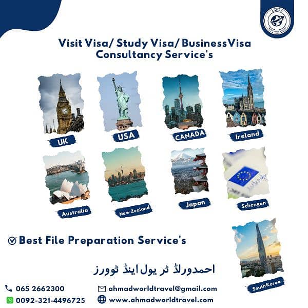 Visit Visa, Business Visa,Study Visa Service's 1