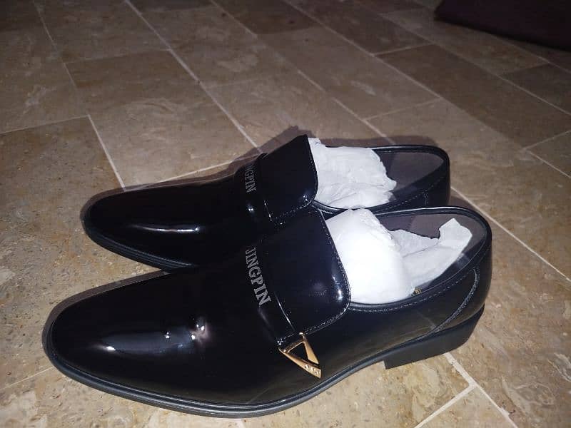 imported Men formal/casual glossy shoes (44 size) 2