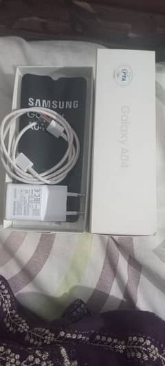 sumsung a04 box 4gb,64gb