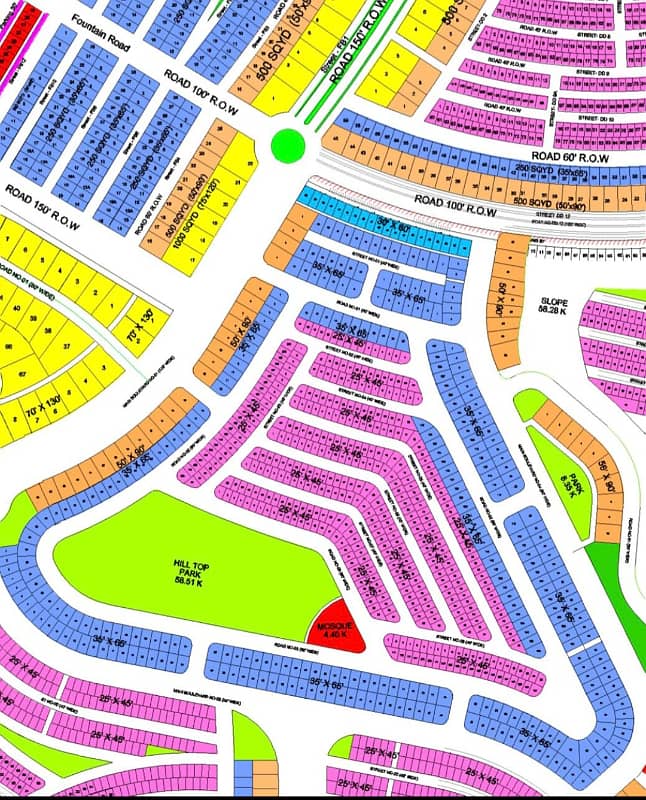 10 marla plot on instalments in citihousing jhelum 2