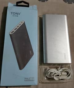 Tonv Power 10,000 Mah -Power Bank Fast charging