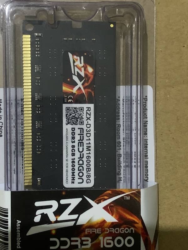 8 GB ddr3 1600 mhz pc3 ram 1