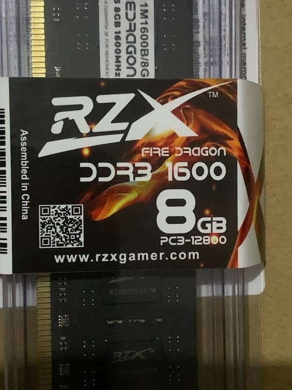 8 GB ddr3 1600 mhz pc3 ram 2