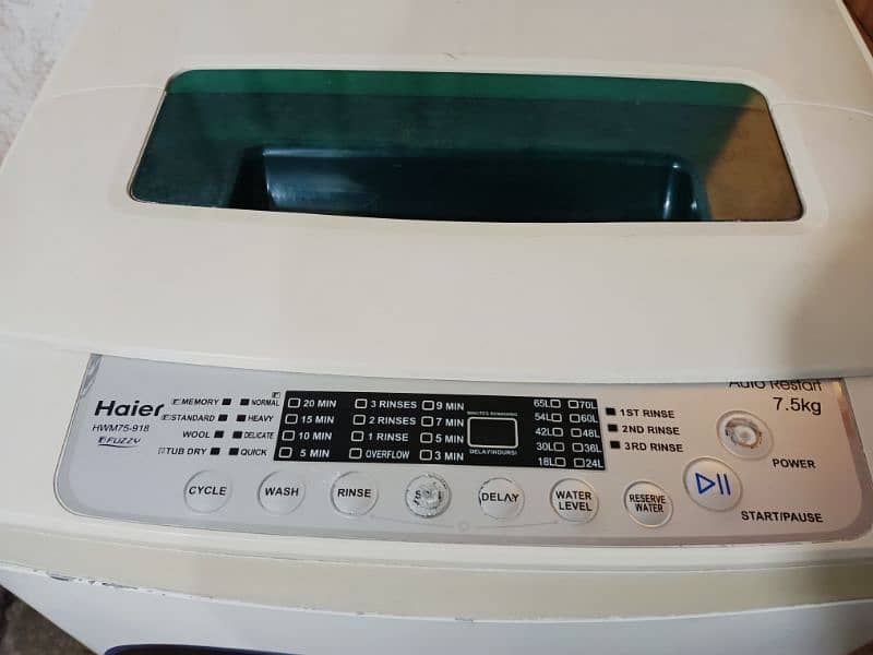 Haier Fully Automatic Washing Machine For Sell 3