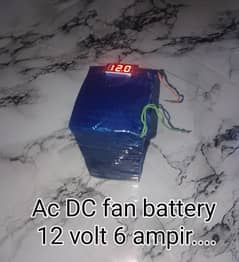 wifi/inverter/acdc fan battery pack available