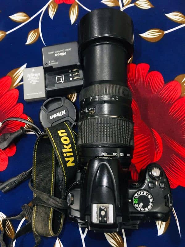 NIKON D5000 With 70-300 Tamron professional large lens 5