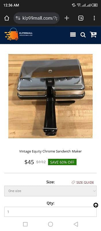 equity vintage sandwich maker 4