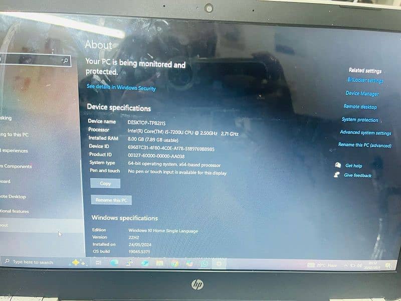 Hp core i5 7th generation for sale 2