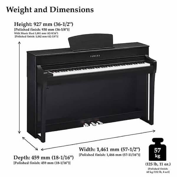 Yamaha Clavinova CLP-735 box pack / Piano / keyboard / grand piano 1