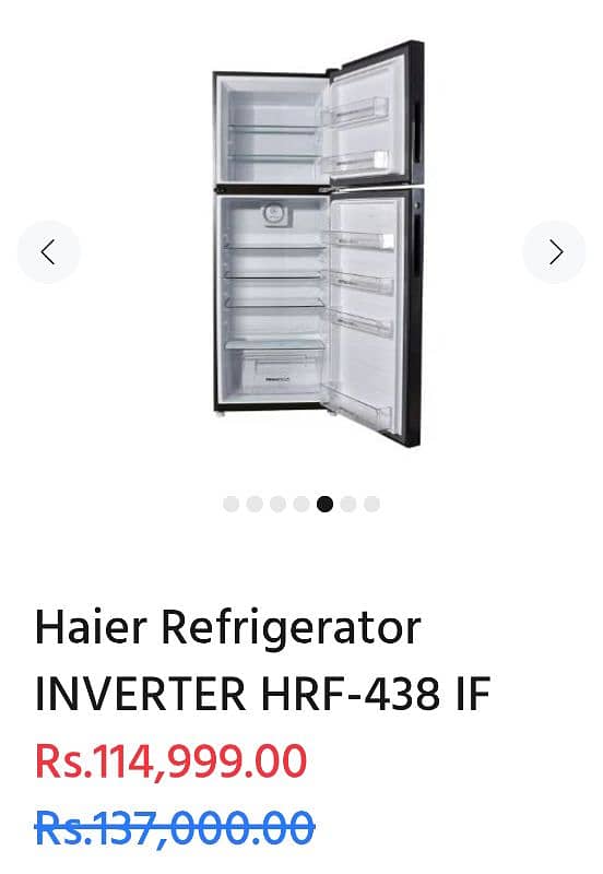 Haier Inverter Fridge new Box pack sale karne hai bazar se kam rate pr 2