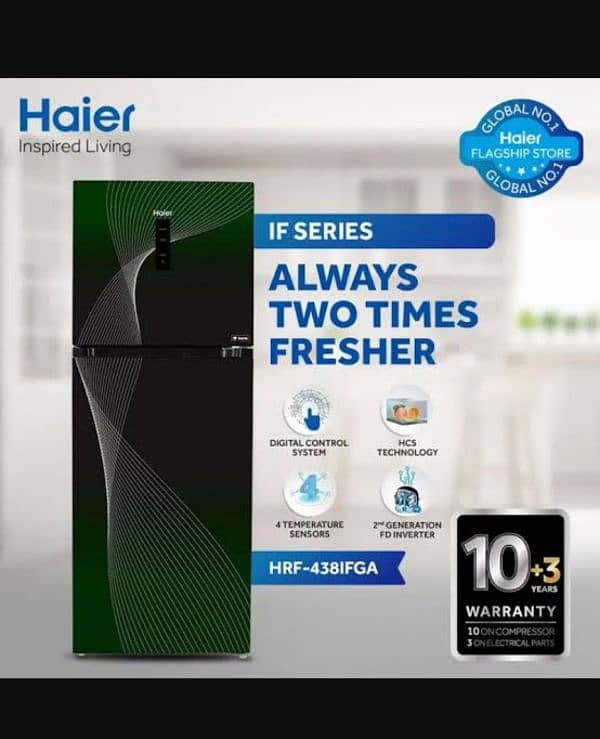 Haier Inverter Fridge new Box pack sale karne hai bazar se kam rate pr 3