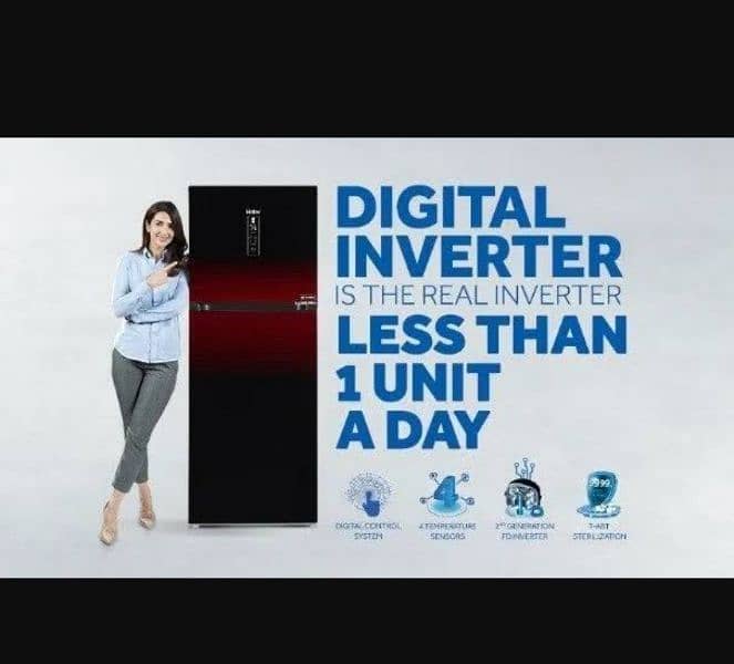 Haier Inverter Fridge new Box pack sale karne hai bazar se kam rate pr 0