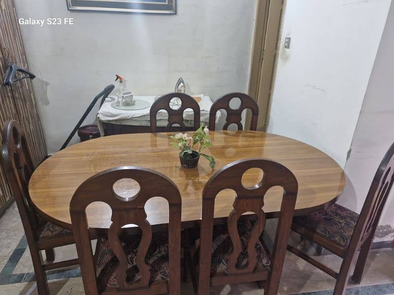 wooden dining table 0