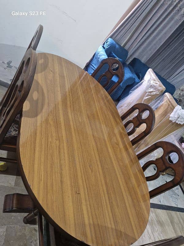 wooden dining table 1