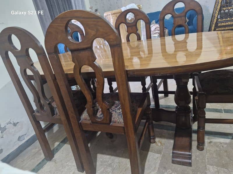 wooden dining table 2