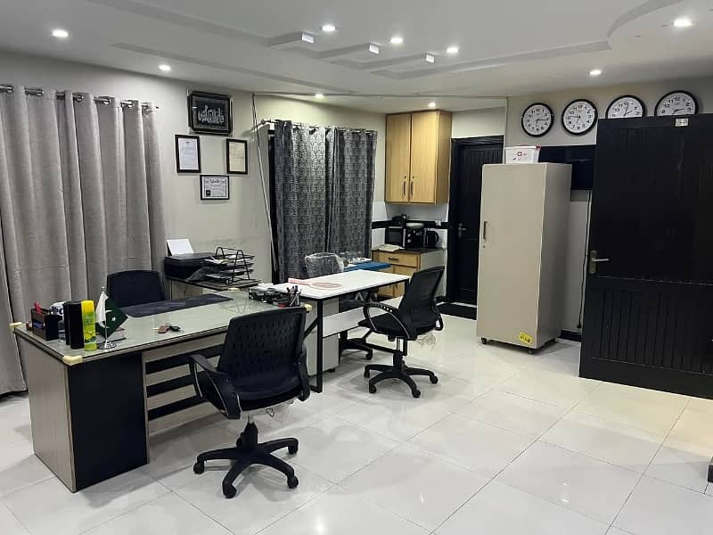 Fully Furnished Office For Rent Available In Bahria Town Lahore 1