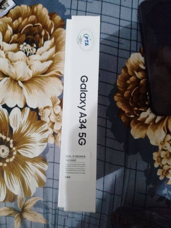 Samsung A34 8gb 256gb 6 month warranty me Hy  with box 8