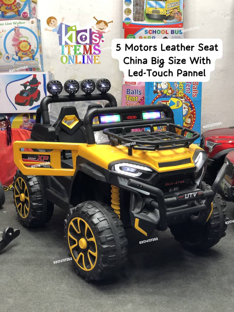 Kids jeep | baby Electric jeep 4×4 | Kids Car | Rubber Wheels Big Size 2