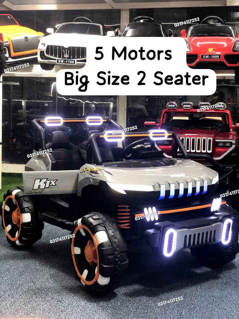 Kids jeep | baby Electric jeep 4×4 | Kids Car | Rubber Wheels Big Size 6