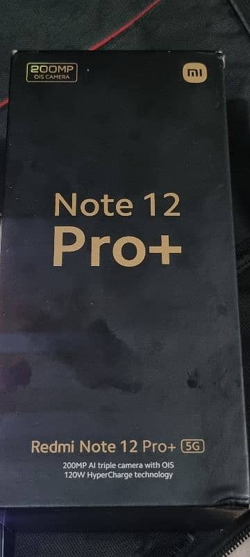 Xiaomi Note 12 pro plus 5g with box 0