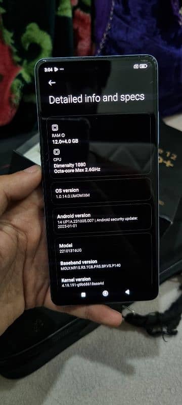 Xiaomi Note 12 pro plus 5g with box 13