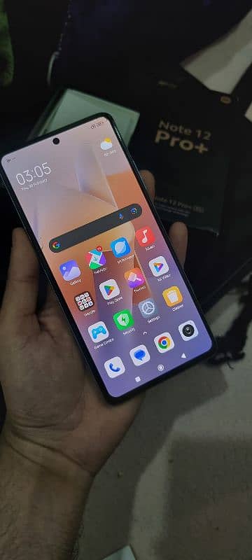 Xiaomi Note 12 pro plus 5g with box 15