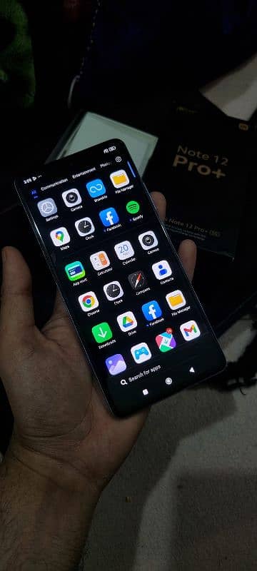 Xiaomi Note 12 pro plus 5g with box 16