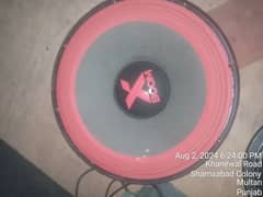 15inch dj outdoor xbom speaker original condition outclass bass