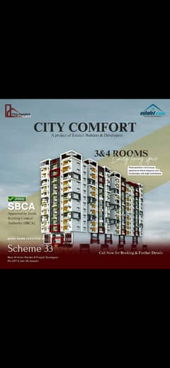 City comfort apartment for sale In scheme 33 sector 32