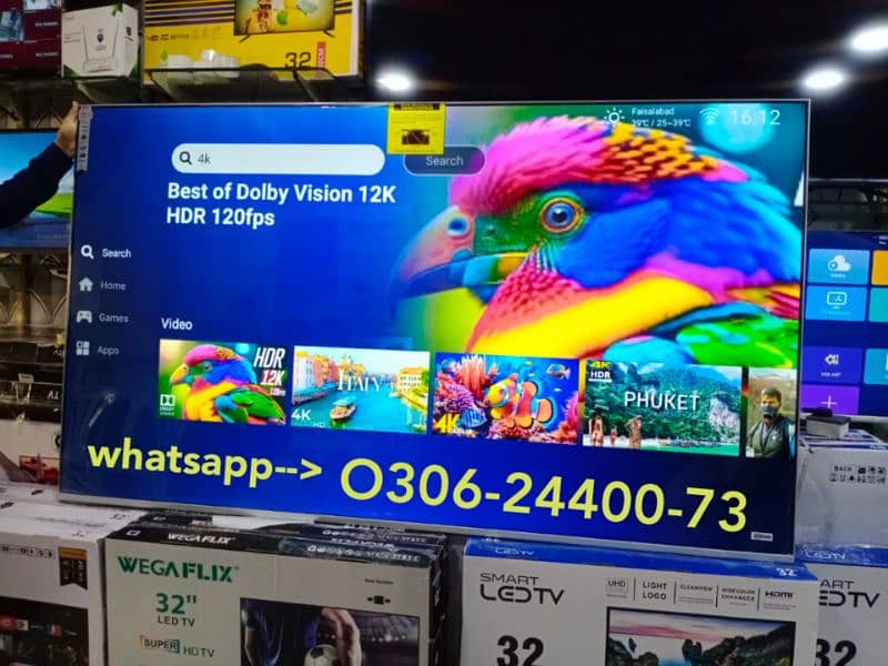 LG 75" inch Web/Os Smart Led tv UHD 120/hz HDR 10 Dolby Vision 7
