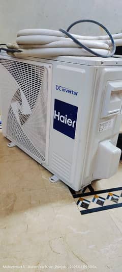 Ac DC inverter 1.5 Ton Haier One season use for sale03424927340