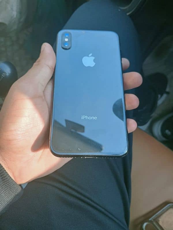 iphone X black color 256 gb 0