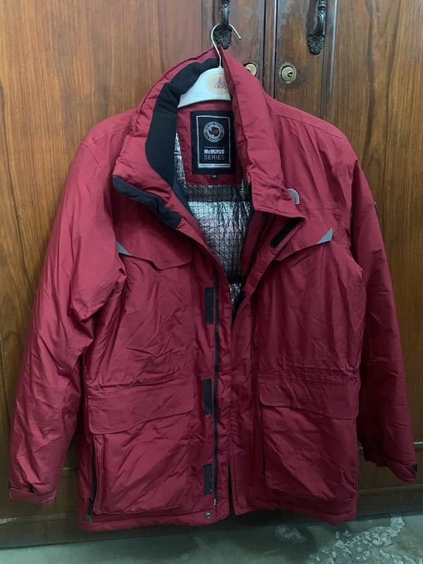 Northface mcmurdo series jacket with detachable cap 1