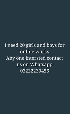 Kindly contact on what'sapp for details