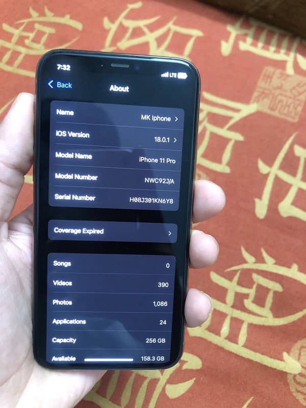 iphone 11 pro 256gb approved dual sim 6