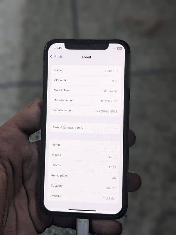 iphone xs pta approved 64gb(EXCHANGE ONLY WITH IPHONE UPAR MODEL) 3