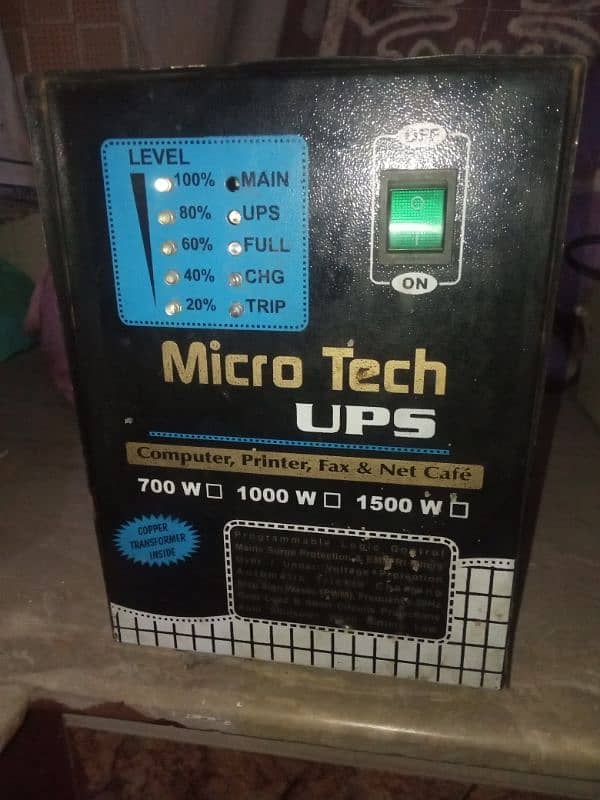 Micro Tech 1000 watt (Copper Transformer Inside) working – For Sale 2