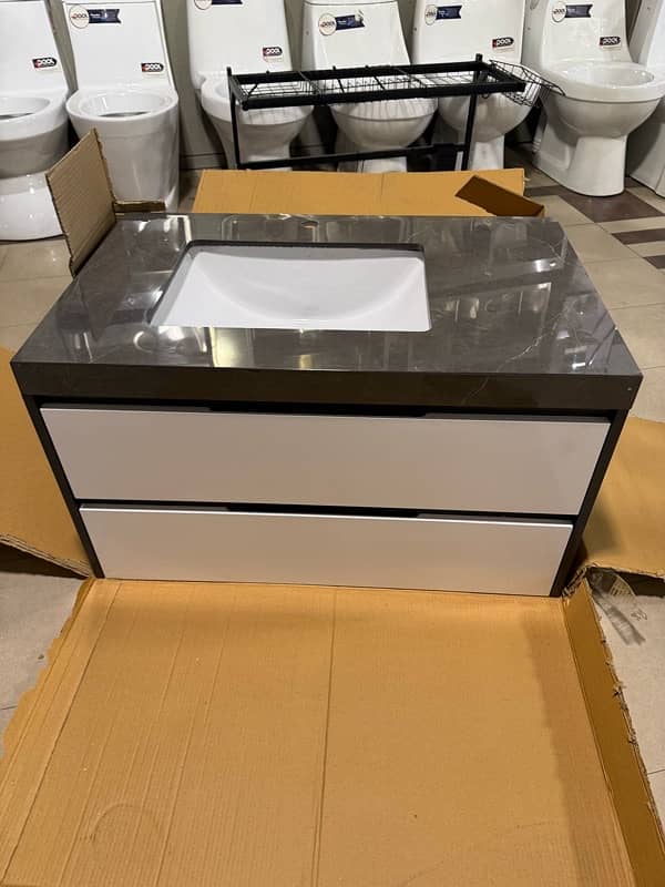 PVC Bathroom vanity/ vanity/Bathroom cabinet/ venity/ Corian vanity 18