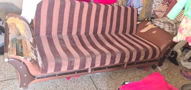 Sofa Set / Sofa cum bed , Sofa bed 5 Seaters Old