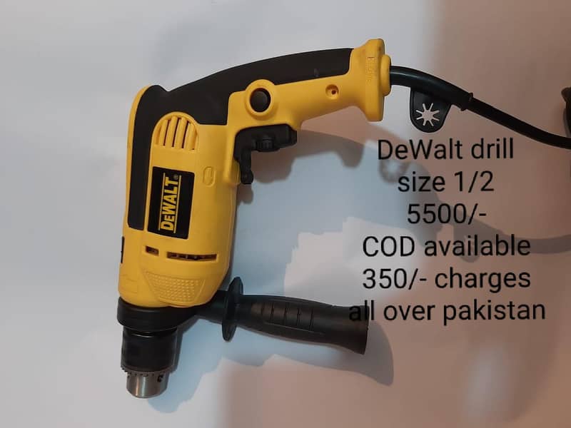 Hand Tools /Drill/Heat Gun/Bosch/DeWalt Grill/Grinder/ 3