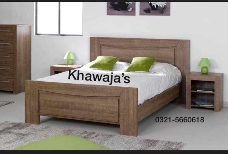 Bed with Dressing ( khawaja’s interior Fix price 1