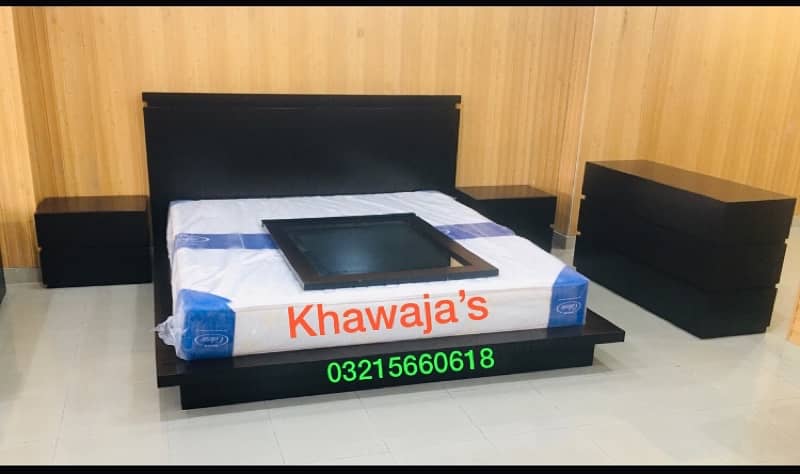 Bed with Dressing ( khawaja’s interior Fix price 8