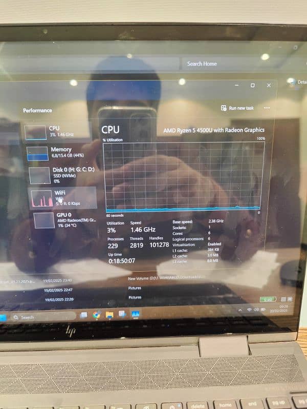 HP Envy 360 Rhyzen 5 4500U 15" Touch 8/10 condition 4