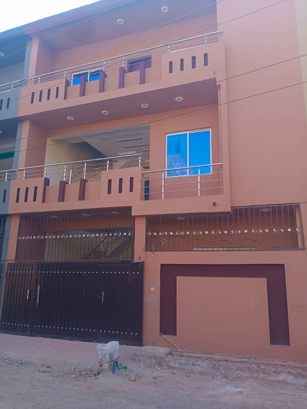 Brand New 6Marla 2.5 story House for sale in Road approach 0