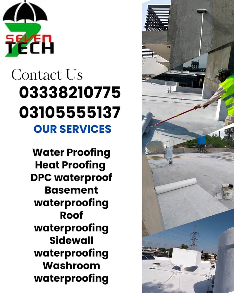 Water Tank cleaning , Water ,Heat prooing /Waterproofing Sidewal/ 1