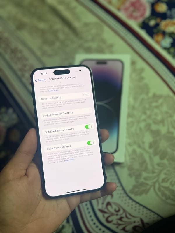 iphone 14 pro max 256 gb PTA APPROVED 6