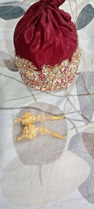 bridal lehanga with pouch 6